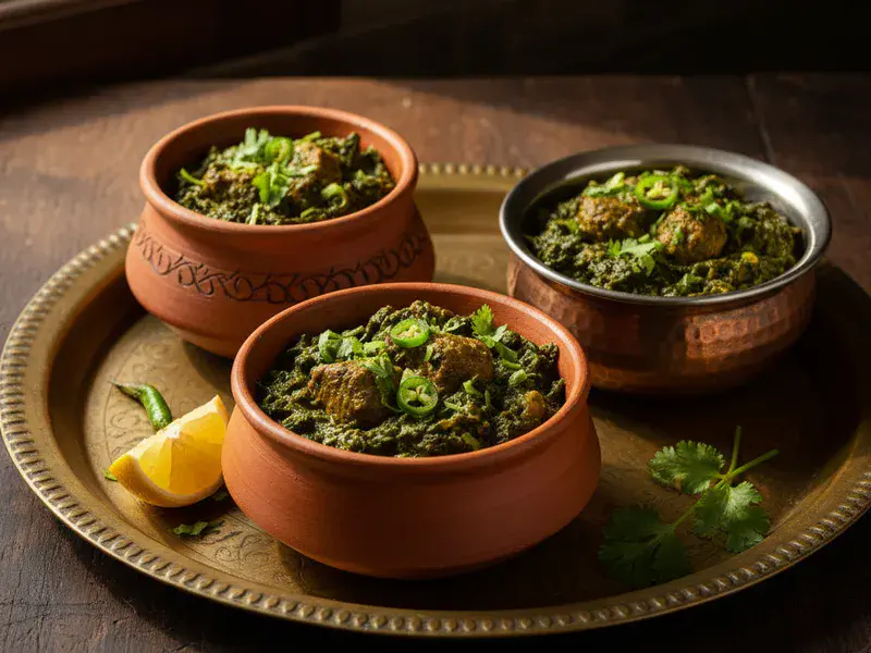 Balochi Saag Gosht