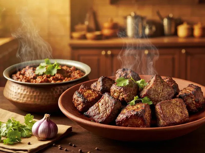 Charcoal Beef Boti