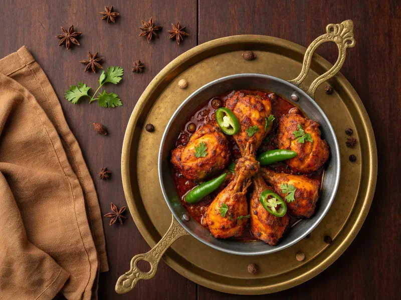 Karachi Tawa Chicken