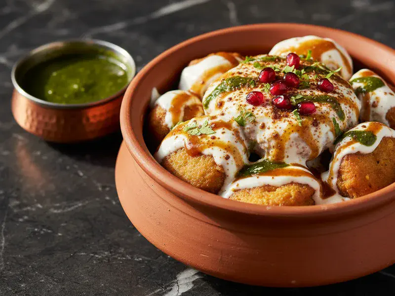 Lahori Dahi Bhalla — Classic White Style